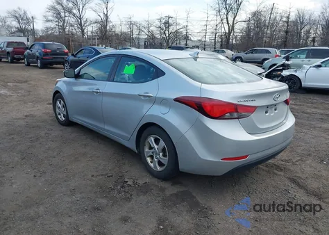2014 Hyundai Elantra Se from USA, damaged, VIN 5NPDH4AEXEH521085
